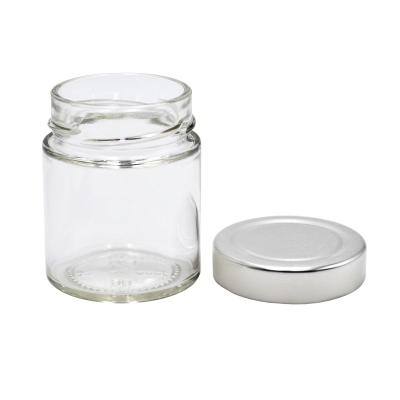 U-Pack 12 pieces of 5oz Glass Spice Bottles Spice Jars with Silver Metal Lids by U-Pack - Image 2